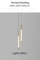 Lámpara Colgante Nórdica LED Para Iluminación Interior Luz De Lado Para Dormitorio Sala De Estar Comedor Pasillo Decoración De Hogar Metal AC 90-260V Moderna - details 8