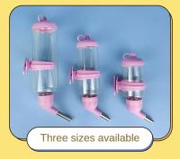Botella De Agua Para Hamster Accesorios Para Animales Pequeños Plástico Fuente De Bebida Con Cabeza Y Tubo Para Beber Automático Tamaños 80ml 125ml 250ml - details 9