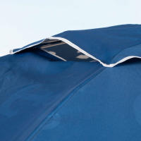 Aktive - Sombrilla de playa 220 cm, color azul con estampado interior de anclas, mástil de acero inclinable, ventilación superior, resistente al viento y protección UV30, con bolsa de transporte, sombrillas - details 5