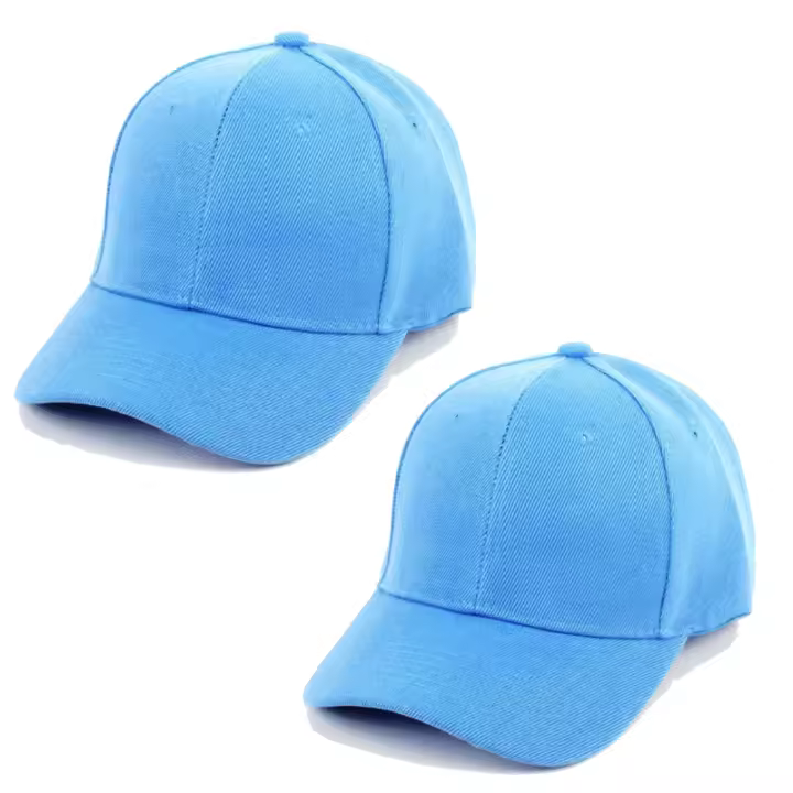 2 Gorras de béisbol Hombre, Gorra con Visera y Cierre Ajustable, cómoda Gorra Deportiva para Hombre, Color Azul Rojo Gris Marrón Beis Rosa Morado Amarillo 100% Cotton - 1