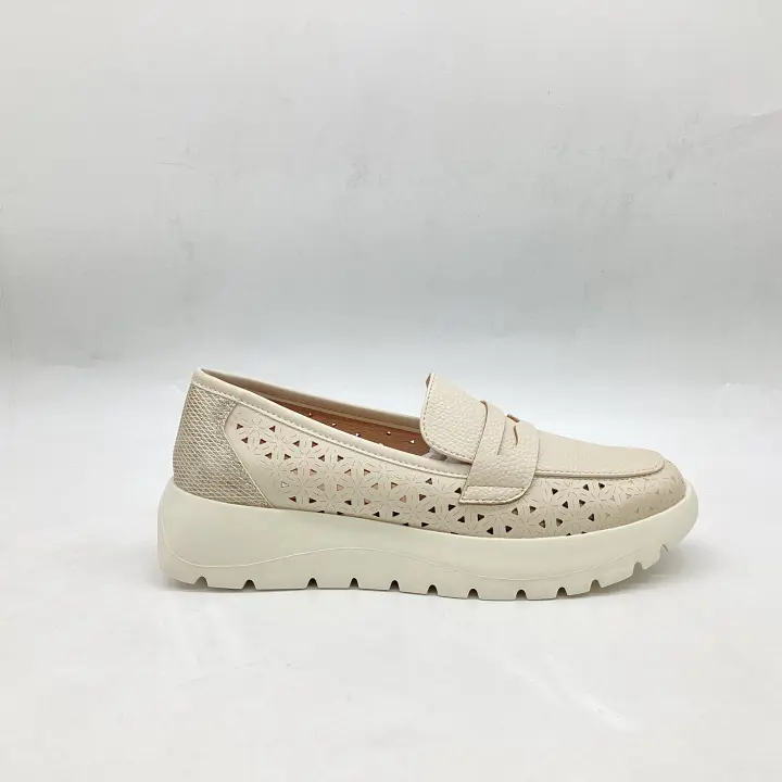Virucci - Mocasines de Mujer Cómodos Modernos VR5-1676 disponible en Beige, Blanco - 1