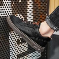 Zapatos Casuales Para Hombre De Color Sólido Y Moda Portátiles Cómodos Planos Antideslizantes Y Resistentes Al Desgaste Deporte Con Suela De Cuero Viscosa Talla Verdadera - details 37