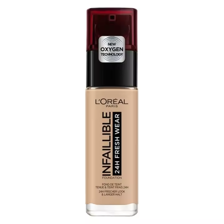 L'oreal Paris Infallible 24h Fresh Wear Foundation 235 Honey 30 Ml - Base de Maquillaje de Larga Duración - 1