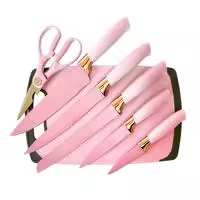 Set de Utensilios de Cocina de Silicona y Madera 19 piezas Home Cuchillos Tabla de Cortar Organizador de Cocina Pelador - details 13