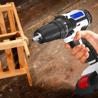 21V Portable Cordless Power Drill Set Impact Screw Driver with 1500mAh Li-Ion Rechargeable Battery 25+1 Torque Setting 45N.m - details 1