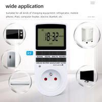 Temporizador Digital Electrónico Para Cocina Con Enchufe De Salida 230V 110V 12/24 Horas Ciclables Programables Con Enchufe EU FR US UK AU - details 2