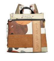 Mochila de mujer Alegría - Anekke Alma - Tres compartimentos independientes con cierre de cremallera - Bolsillo exterior trasero con cremallera - Asas regulables - Ref. 40715-233 - Mide 29 x 27 x 11 cm - details 0