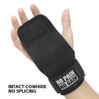 Guantes De Gimnasio Antideslizantes Y Resistente Al Desgaste Para Levantamiento De Pesas Crossfit Ejercicio De Agarradera Protección De Palma Cowhide - details 2