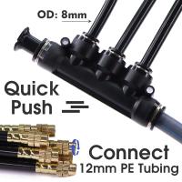 Boquilla De Rociador De 3 Maneras 20/30/50cm Con Conector Rápido De 360° Giratorio Para Sistemas De Riego Y Enfriamiento Del Jardín - details 1