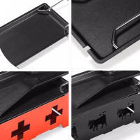 Juego De Grill Raclette No Adherente Con Pataki Y Mano Plegable De Acero Inoxidable Meltable Para Queso Herramientas De Cocina - details 4