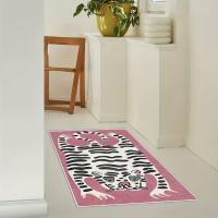 Exquisita Alfombra De Fondo Rosa, Divertida Alfombra De Estampado De Tigre, No Se Desvanece Y Se Puede Lavar A Mano, Alfombra Doméstica Adecuada Para Decoración Del Hogar - details 1