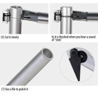 Cortador De Tubos Para Bicicleta Toopre Herramienta De Reparación De Bicicleta Con Hoja De Reserva Para Cortar Cobre - details 7