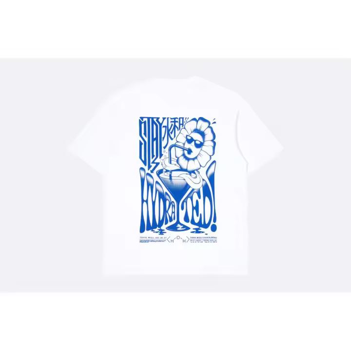 EDWIN Camiseta Stay Hydrated Hombre Blanca - 1