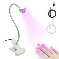 Lámpara De Mesa LED Para Uñas Con Gorro De Aplastamiento UV Curable Lámpara De Teléfono Móvil Reparación Luz Nocturna USB Clip Para Dormitorio - details 5