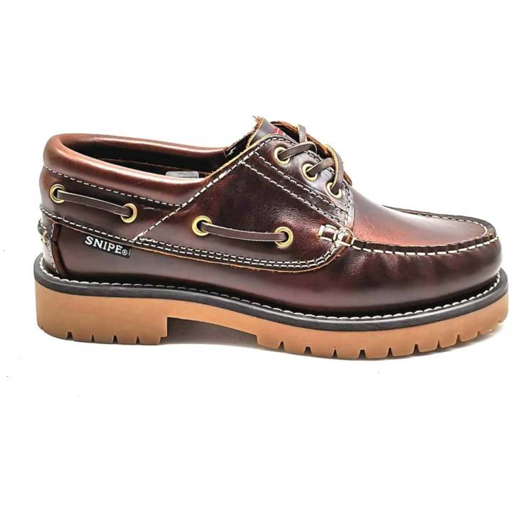 Zapatos Snipe modelo 21201-0001 Blucher Nautico Cbro Ciclon en color Marrón