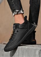Zapatos De Cuero Para Hombre Hechos a Mano Transpirables Zapatos Casuales Cómodos Para Caminar Sneakers De Marca Lujo Tamaño Grande 38-48 - details 10