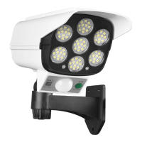 Foco Solar con Sensor de Movimiento 5W 200LM 6500K IP65 para Iluminación de Jardín y Patio - Ahorro Energético - ExtraStar - Seguridad Nocturna - Resistente al Agua - Instalación sin Cableado - details 2