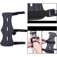 Guante De Protección Para Arco Ajustable De Cuero Sintético Para Tiro Y Caza Accesorios De Entrenamiento Para El Brazo - details 1