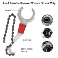 Kit De Herramientas Para Bicicleta 6 Pcs Herramientas De Reparación Profesionales Para Bicicleta De Montaña Con Retirador De Casette 3-en-1 Llave Y Rompe Cadena - details 1