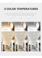 Lámpara De Tubo De Yeso Integrado GU10 LED Antirreflejo Sin Marco Para Iluminación De Techo Sala De Estar Dormitorio Pasillo - details 2