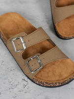 Zapatillas De Moda Para Hombre Impermeables Antideslizantes Slip-On Versátiles Para Interior Y Exterior Con Hebilla - details 7