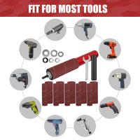 Kit De Herramienta De Moldeado En Rodillo Para Madera Metal Plástico Vidrio Y Piedra Con Discos Abrazaderas De Aluminio Y Metal Rojo - details 3