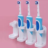 Paquete de 2-cepillo de dientes titular de pared para cepillos de dientes eléctricos blanco - details 1
