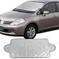 Cubierta De Parabrisas Para Coche Protección Contra Nieve Y Escarcha Visera Protector Solar Frontal Y Trasera Cubierta De Escarcha Y Protección Exterior - details 5