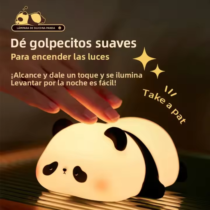 Lámpara De Noche Recargable LED De Silicona Con Diseño De Fantasma Kiwi Panda Para Decoración De Habitación De Bebé Regalo De Cumpleaños - 1