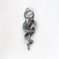Collar De Moda Para Hombres 2024 Con Colgante De Flor Y Serpiente En Acero Inoxidable 316L Estilo Punk Bikers Regalo Para Parejas - details 8