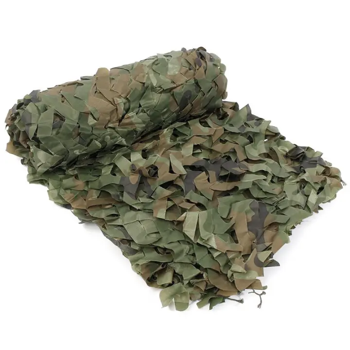 Malla De Camuflaje 6x4m 2x3m Red De Sombra Para Jardín Camping Caza Protección Solar Caravana Teléfono Móvil Fabricada En China - 1