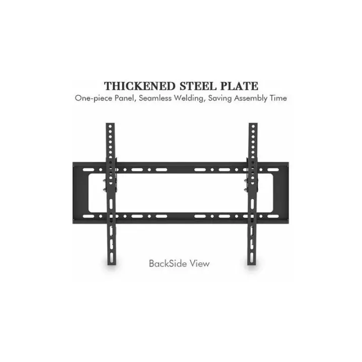 Soporte de pared para TV para pantallas curvas LCD Plasma y LED 32-70, Máx 50 kg, Cisea Negro - 1