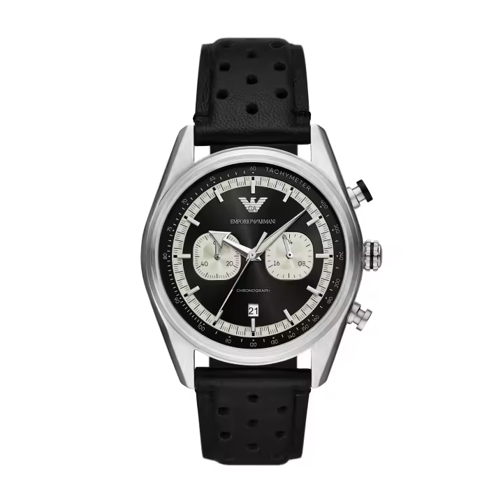Emporio Armani RelojPRO-PLANET LEATHER， BLACK，QUARTZ/CHRONO AR11635 - 1