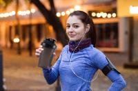 Botella De Deporte Para Beber Y Mezclar Proteína De Mantequilla Shaker Portátil Para Gimnasio Y Exteriores Material PE - details 1