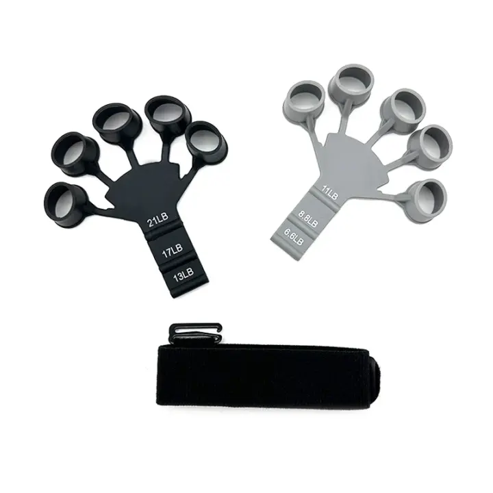 1pcs Gripster De Silicona Entrenador De Agarre Para Mano Y Dedos Ejercicio De Fitness Y Deporte Para Hombres Y Mujeres - 1