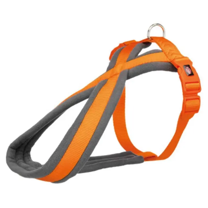 TRIXIE Arnés Confort NEW Premium. S. 35-65cm/20mm. Papaya - 1