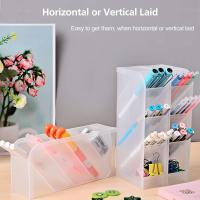 4 Piezas Portalápices Multifunction, Organizador de Escritorio para Lápices,Lapiceros para Libro, Organizador de Pluma para - details 4