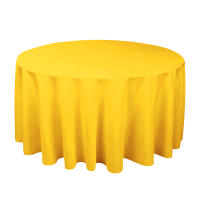 Mantel Redondo De Seda Blanca Resistente Al Agua Para Boda Cubierta De Overlay Brillante Y Suave Para Banquete Decoración De Mesa - details 10