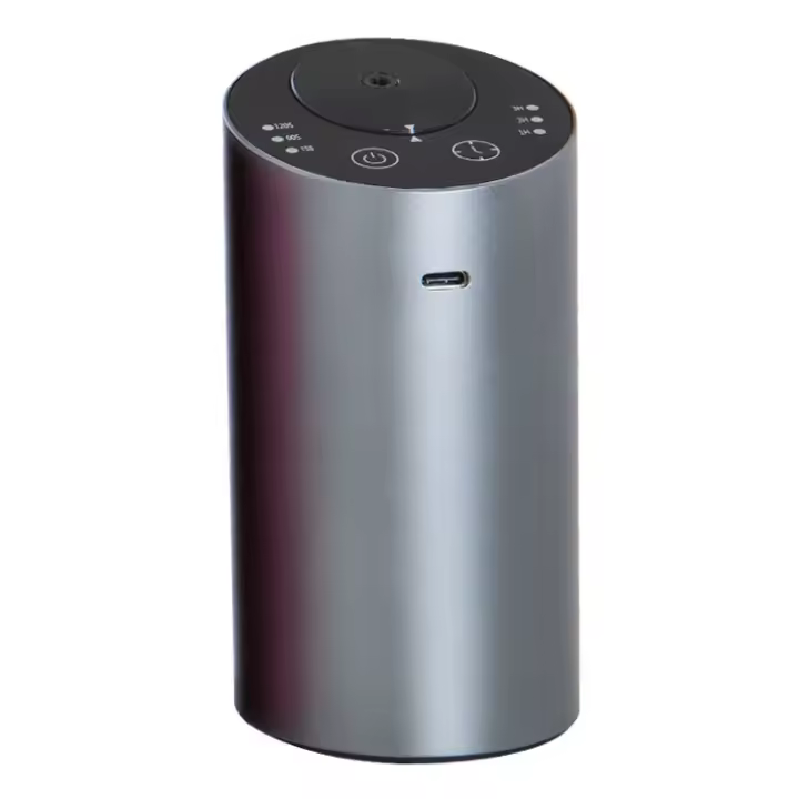 Temporizador automático máquina de aromaterapia pulverizador de aceite esencial Oficina sala de estar sala de conferencias coche desodorizante máquina de aromaterapia sin agua fragancia, champán oro - 1