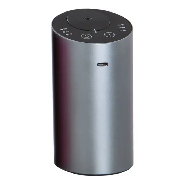 Temporizador automático máquina de aromaterapia pulverizador de aceite esencial Oficina sala de estar sala de conferencias coche desodorizante máquina de aromaterapia sin agua fragancia, champán oro - 1