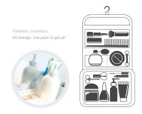 Bolsa De Cosméticos Con Gancho Para Mujer Bolso De Viaje Impermeable Organizador De Belleza Neceser De Baño Almacenamiento De Maquillaje - details 11