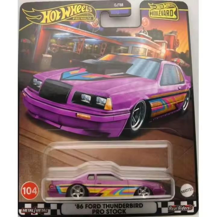 Hot Wheels Premium Boulevard '86 Ford Thunderbird Pro Stock - 1