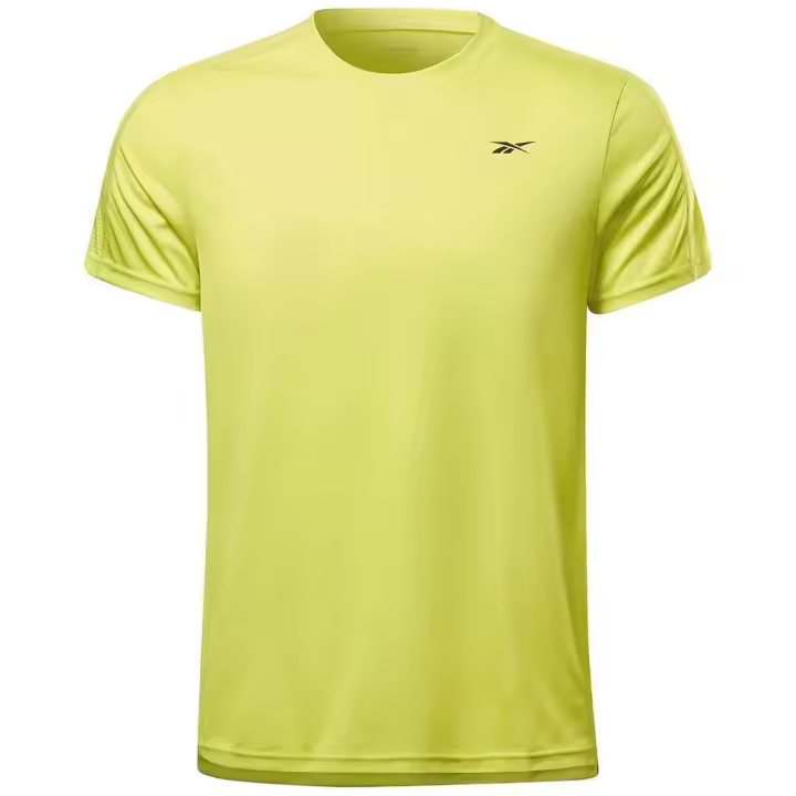 Camiseta de Manga Corta Reebok Wor Ss Tech para hombre en color amarillo - 1