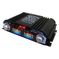 Amplificador Digital De 4 Canales 1600W Pico Potencia HiFi Sonido Mini HIFI Estéreo Con Bluetooth USB FM Compatible Mini Amplificador De Audio - details 8