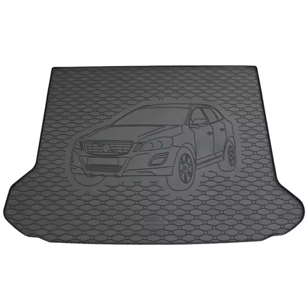Alfombra de goma protector cubre maletero para VOLVO XC60 I desde 2008 a 2017 - 1