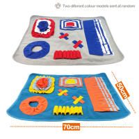 Alfombra Olfativa para Perros Juego Entrenamiento de Inteligencia Juguete Interactivos Snuffle Mat para Perros Estera de Alimentación Portátil Color al Azar BPS-9924 - details 4