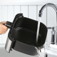 Freidora de Aire 6L / 8L Sin Aceite 1500W Horno de Gran Capacidad Freidoras de Aire Saludable con 10 programas Preajustes, Ventana de Cocción Visible, Cesta Antiadherente, Recetario Incluido - details 1