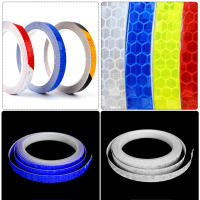 Pegatinas Reflectorizantes Fluorescentes Para Ruedas De Motocicleta Y Bicicletas MTB Advertencia De Seguridad Decorativa - details 5
