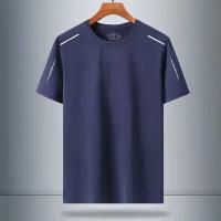 Camiseta De Hombre Para Verano En Seda De Hielo Con Manga Corta Secado Rápido Malla Deporte Fitness Top Casual Transpirable Ligera Y Moisture Wicking - details 15