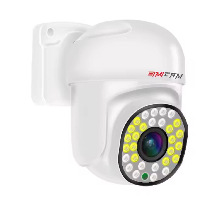 Cámara De Seguridad PTZ 4K PoE Con Visión Nocturna En Color Y Audio Bidireccional 3MP/5MP/8MP Para Calle Exterior Compatible Con NVR - 1